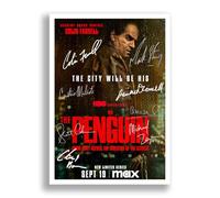 The Penguin cast signed autograph poster photo print framed memorabilia tv show series gift Colin Farrell Cristin Milioti (A4 poster only)