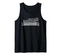 The Pennsylvania 1863 0-12-0 Steam Locomotive Diagram Tank Top