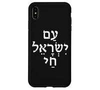The People of Israel Live Am Yisrael Chai Hebrew Design Case for iPhone XS Max