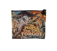 The People That Time Forgot Vintage Movie Poster - Vintage Movie Poster - Linen Look Canvas Makeup Bag - Coin Purse - 15 x 10 cm, linen, 15 x 10 cm, Makeup Bag