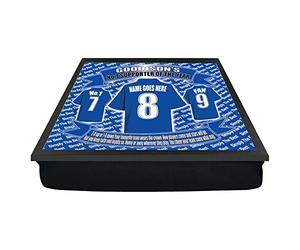 The Peoples Football Shirt Personalised Lap Tray - Cushion Base - Free Personalisation up to 12 Letters