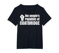 The People's Republic of Coatbridge T-Shirt, Women's Plus, Black, 5X