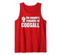 The People's Republic of CODSALL Tank Top, Men, Red, X-Large