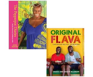 The Pepperpot Diaries By Andi Oliver & Original Flava Caribbean Recipes from Home By Craig McAnuff, Shaun McAnuff 2 Books Collection Set