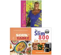 The Pepperpot Diaries, Souk to Table & The Slim 800 Hot Air Fryer The Essential High Protein Cookbook 3 Books Collection Set