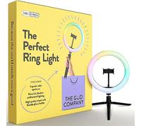 The Perfect 10-inch Portable Ring Light with Stand, Premium Photo and Video Lighting,5 Dimmable Light Modes, Black