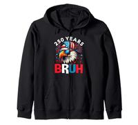 The perfect apparel for 4th of July and Patriotic Americans. Zip Hoodie