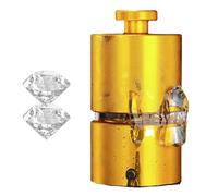 The Perfect Bar Accessory: This Hand-Operated Copper Ice Ball Maker Transforms Ordinary Ice Into Stunning Diamond Cubes, Ideal for Old Fashioneds and Bourbon (Diamond,55mm)