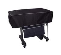 The Perfect Dust Cover LLC Black Nylon Short Cover for HP DesignJet T1700dr 44-in PostScript Printer, Anti-Static and Waterproof, Dimensions 70.9''W x 27.4''D x 14''H