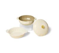 Cravings by Chrissy Teigen The Perfect Pan Dutch Oven with Lid 5.3 Quart, Matte Enamel Finish, Stainless Steel Knob, Steamer Basket Included, Oven Safe up to 450°F