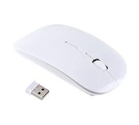THE PERFECT PART 2.4GHz USB Wireless Optical Mouse Mice for Apple Mac MacBook Pro Air PC (White)