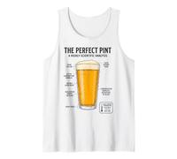 The Perfect Pint Funny Beer Lover Lager Dad Pub Tank Top