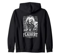 The Perfect Sentence Gustave Flaubert Quote Zip Hoodie