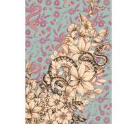 The Perfect Tarot & Oracle Journal: Serpentine Mystic Floral Cover Design · 7 x 10 inches · 333 Pages