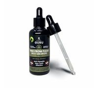 The Pet Guru - FREE FROM FLEAS Drops for Dogs - Non-toxic Natural Fast Acting Effective Flea Treatment - Flea Tick Control, 100ml