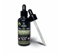 The Pet Guru - FREE FROM FLEAS Spot-on Drops for Cats - Non-toxic Natural Fast Acting Spot-on Flea Treatment - Flea Control, 100ml
