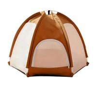 The Pet Tent for Cats - Cave House Mesh Foldable and Breathable, Tent Bed for Cats with Door that Incorporates a Zip - Intended for Bedroom, Patio, Balcony, Porch, Home, Living Room and