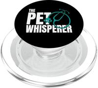 The Pet Whisperer Stethoscope Paw Veterinary Medicine PopSockets PopGrip for MagSafe