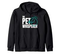 The Pet Whisperer Stethoscope Paw Veterinary Medicine Zip Hoodie
