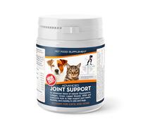 The Petcare Factory Advanced Joint Support for Dogs, Powder, UK Made | Glucosamine, green lipped mussel, collagen, MSM, turmeric and hyaluronic acid for everyday joint and mobility support.