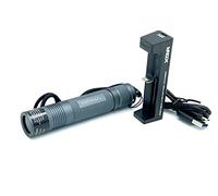 The Petoskey Stone Convoy S2 + UV 365nm LED Flashlight with Filter for Yooperlite hunting