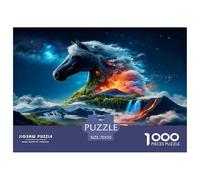 The Phantom Body of A Horse 1000 Pieces Jigsaw Puzzles for Adults Educational Games Beautiful Home Decoration Challenge High Difficulty 70x50cm/1000pcs