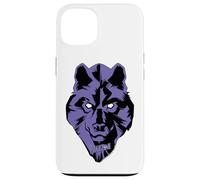 The Phantom Devil Wolf Face Retro Comic Case for iPhone 13