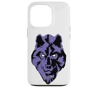 The Phantom Devil Wolf Face Retro Comic Case for iPhone 13 Pro