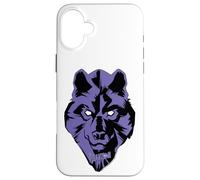 The Phantom Devil Wolf Face Retro Comic Case for iPhone 16 Plus