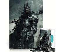 The Phantom Knight Jigsaw Puzzles for Adults 1000 Piece Memory Boost Cozy Time Pattern Assembly Santa Wish List (38x26cm)