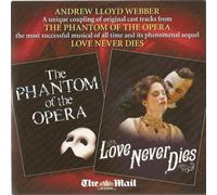 The Phantom of the Opera / Love Never Dies - The Mail on Sunday 11 track CD