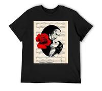 The Phantom of The Opera Summer Breathable Lightweight Moisture Wicking Hot Weather Tee Black