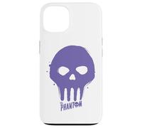 The Phantom Purple Skull Graffiti Paint Retro Comic Case for iPhone 13