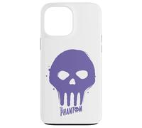 The Phantom Purple Skull Graffiti Paint Retro Comic Case for iPhone 13 Pro Max