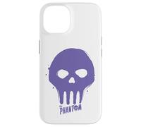 The Phantom Purple Skull Graffiti Paint Retro Comic Case for iPhone 14