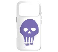 The Phantom Purple Skull Graffiti Paint Retro Comic Case for iPhone 17 Pro