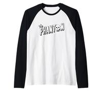 The Phantom Retro Skull Comic Logo Raglan Baseball Tee
