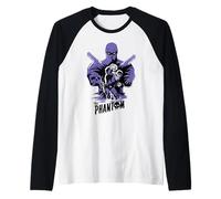 The Phantom The Ghost Who Walks Retro Comic Raglan Baseball Tee
