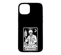 The Pharmacist Pharmacy Tech Skeleton Tarot Card Case for iPhone 15 Plus