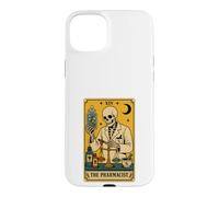 The Pharmacist Pharmacy Tech Skeleton Tarot Card Case for iPhone 15 Plus