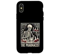 The Pharmacist Skeleton Tarot Card Dark Apothecary Art Case for iPhone X/XS