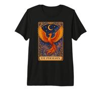 The Phoenix Reader Vintage Tarot Card Premium T-Shirt