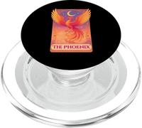 The Phoenix Tarot Card Pastel Watercolor Phoenix Bird Lover PopSockets PopGrip for MagSafe