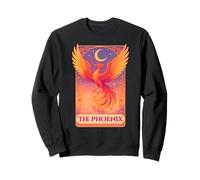 The Phoenix Tarot Card Pastel Watercolor Phoenix Bird Lover Sweatshirt