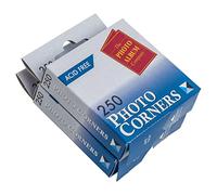 The Photo Album Company Limited | Photo Corners | Clear | 2 Packs of 250, Acid Free, Easy to Dispense | for Scrapbooking, Photograph and Picture Frame Mounting