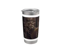 The photorealistic Zebra in its Wild Stainless Steel Insulated Tumbler