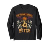 The Physical Trainer Witch Halloween Fitness Coach Long Sleeve T-Shirt