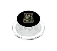 The Pickle Lover Tarot Card Skeleton Dill Jar PopSockets PopGrip for MagSafe