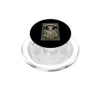 The Pickle Lover Tarot Skeleton Sunflower Crown Jar PopSockets PopGrip for MagSafe