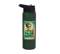 The Pickle Princess Tarot Card Stainless Steel Insulated Water Bottle